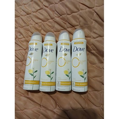 Lot De 4 Déodorants Dove Parfum Citrus 150 Ml 
