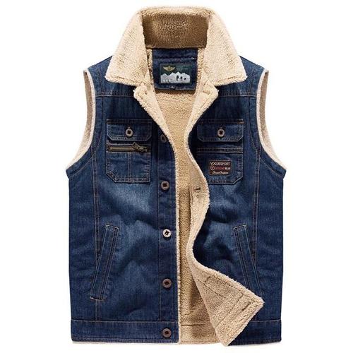 Gilet discount fourrure homme