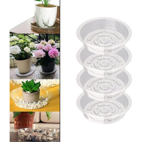 Coupelle Plastique pour Plantes (Lot de 30) - Soucoupe Pot Fleur