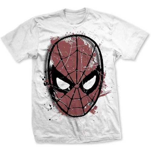 Spider-Man Spidey Big Head Distressed T-Shirt
