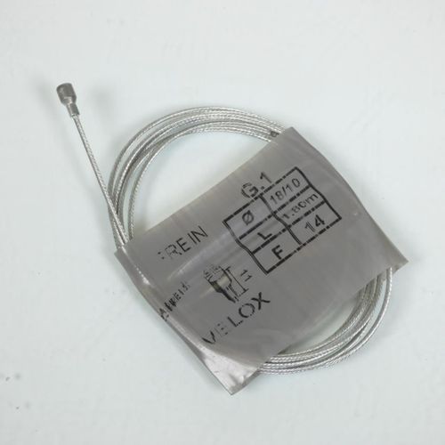 Câble De Frein Velox Pour Mobylette Mbk 51 Ø1.8x1.8m Tete Poire 6x11 Neuf