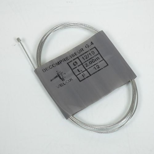 Câble De Gaz Pour Mobylette Piaggio 50 Ciao Ø1.2x2m Tete 3x4 Neuf