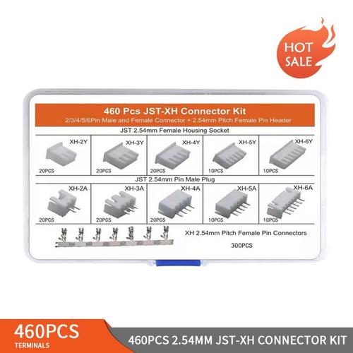 couleur 460PCS kit de connecteurs mini main pince à sertir ensemble outils de sertissage pour confiture, Molex, Tyco, JST bornes pince a sertir per