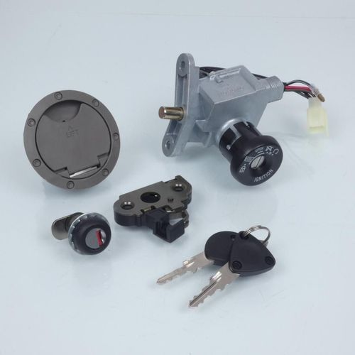 Kit Serrure Teknix Pour Scooter Yamaha 50 Aerox Avant 2002 4 Fils + 1 Neuf