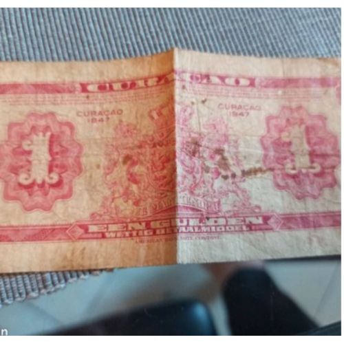 1 Billet Curacao 1947