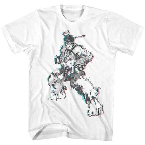 Street Fighter Glitch Fighter T-Shirt