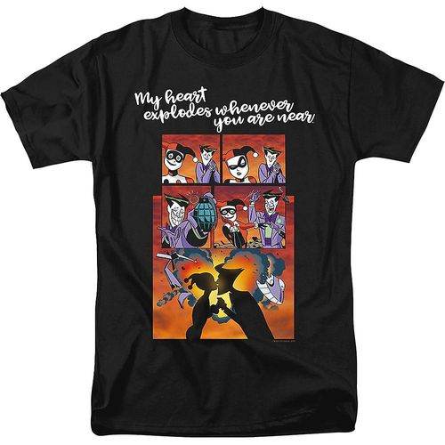 Harley Quinn And The Joker Heart Explodes Dc Comics T-Shirt