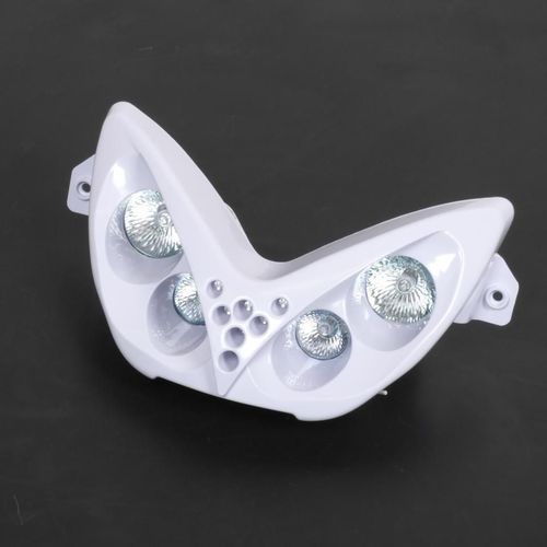 Optique Avant Tnt Pour Scooter Yamaha 50 Aerox Blanc Et Led Bleu Neuf