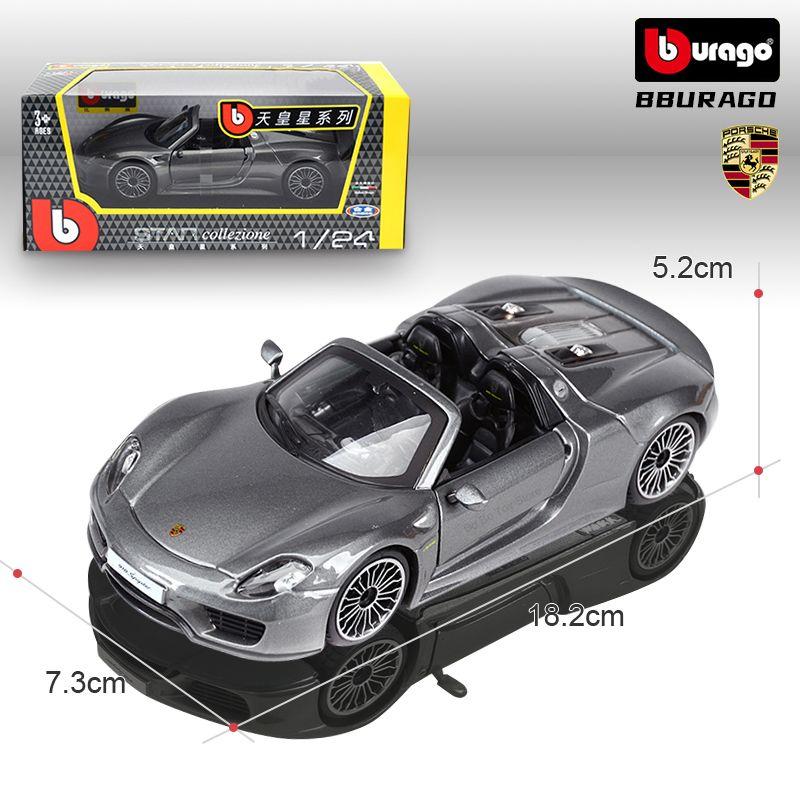 Voiture télécommandée Porsche 918 Spyder noir • Voitures Télécommandées