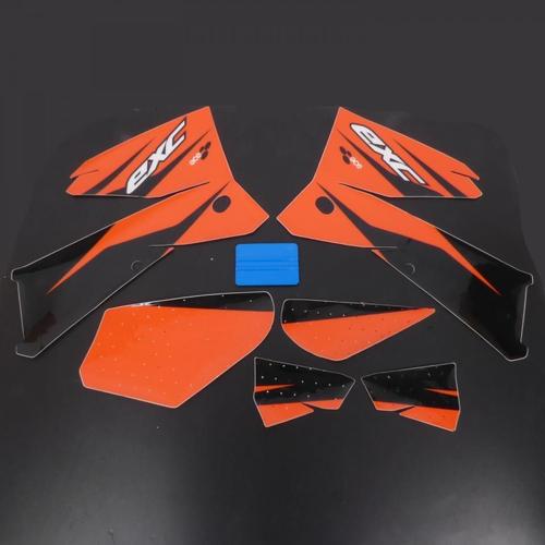 Kit Déco Ace 6 Pièces Pour Moto Ktm Exc 2 Temps 2005 2006 2007 0505482 Neuf