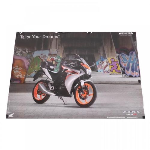 Poster, Affiche De Pour Moto Honda 125 Cbr Dimension 99.5x69cm Neuf En Déstockage