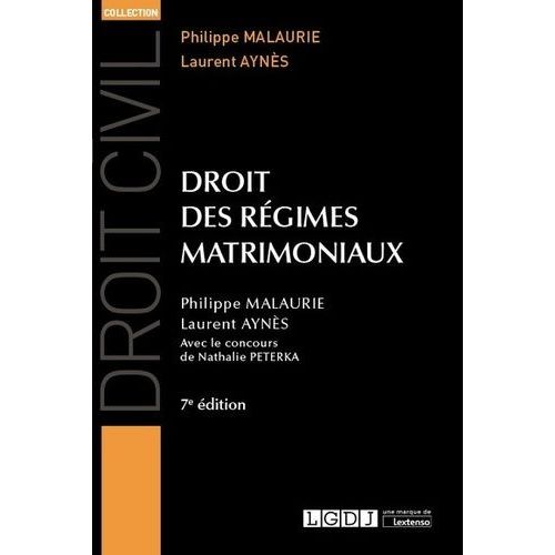 Droit Des Régimes Matrimoniaux