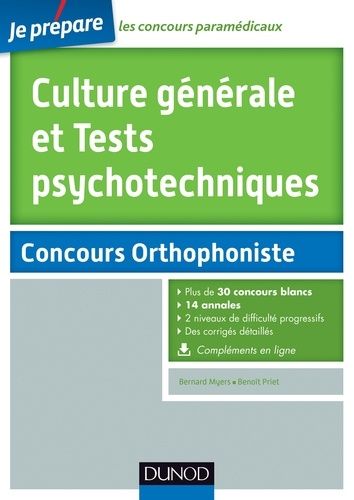 Culture Générale Et Tests Psychotechniques Au Concours Orthophonie