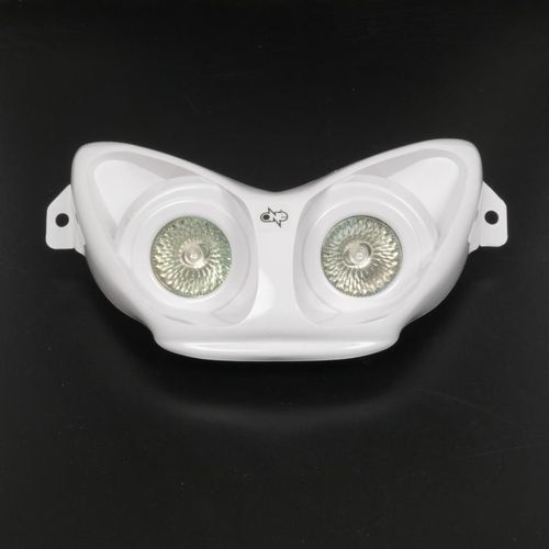 Optique Avant Blanc One Pour Scooter Yamaha 50 Aerox / 2 X 12v 20w Ø50mm Neuf