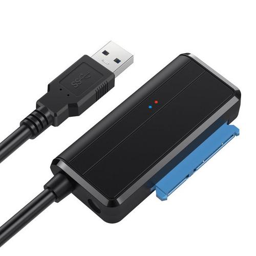 couleur Sans prise taille 450mm Câble USB 3.0 à Sata pour ordinateur portable et disque dur, accessoire adaptateur, cordon support de conversion, SSD externe, HDD