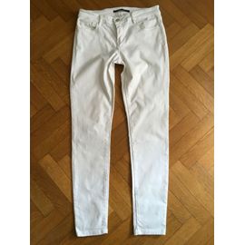 Pantalon Blanc Massimo Taille 40