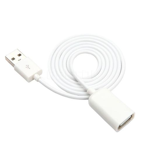 Couleur blanche câble d'extension de données USB 2.0 A mâle à femelle, pour iphone 6, Samsung note 4 S6 Edge, cordon pour ordinateur portable