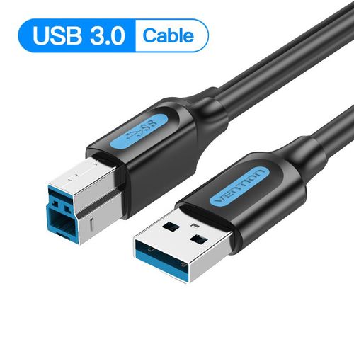 Câble USB 3.0 couleur Type-A mâle vers Type-B femelle, pour imprimante Canon, Epson, HP et Zjiang