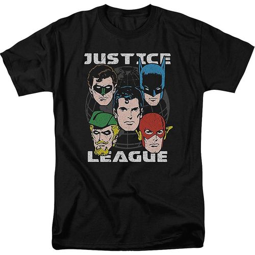 Heads Of Justice League Dc Comics T-Shirt