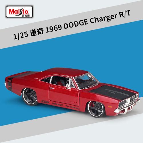 Couleur 1969 Dodge Modèle Réduit De Ford Mustang Gt De 1967 Nouvelle Version Modifiée, Voiture Miniature À L'échelle 1:24, Véhicule Miniaturisé En Alliage, Jouet De Collection, Idée Cadeau Pour Collectionneur,