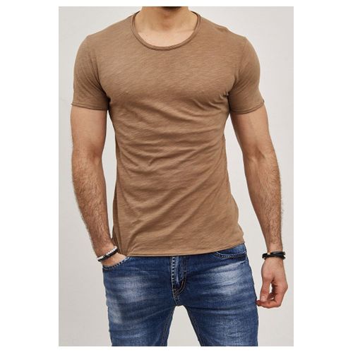 T-Shirt Marron Homme