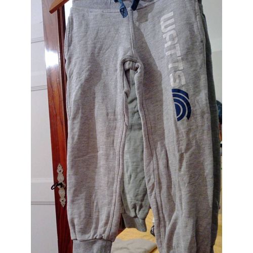 Pantalon Jogging Gris 8 Ans Vintage Années 90 Watts.