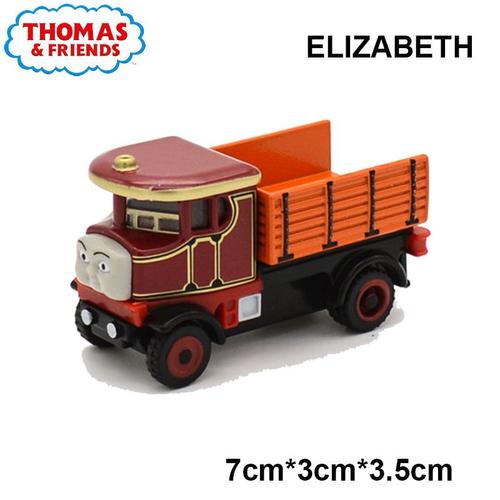 Couleur Elizabeth Rare Thomas Et Ses Amis Train Hiro Captain Den 1:43, En Alliage, Locomotive Magnétique En Métal Moulé, Jouets Pour Garçons, Cadeau De Noël Et D'anniversaire