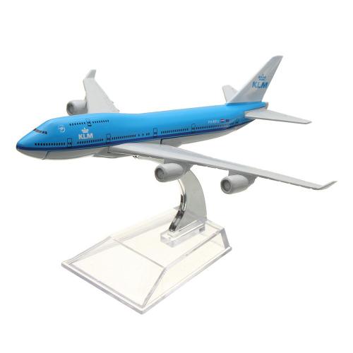 Couleur Klm Modèle D'avion Klm Airlines B747 16cm, Avion En Métal Moulé 1:400, Collection Cadeau, Livraison Directe