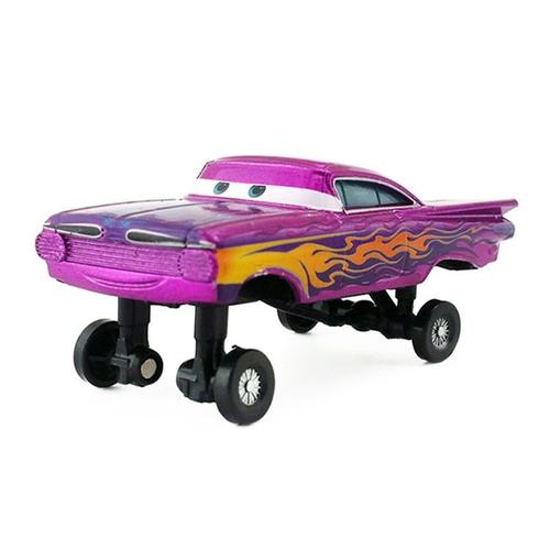 Couleur Vert Fluo Voiture Miniature Pixar Pour Enfants, Jouet Modèle Pour Les Petits, Cars 2 Et 3,Flash Mcqueen, Jackson Storm, Camion Mack, Échelle 1:55, Idée Cadeau