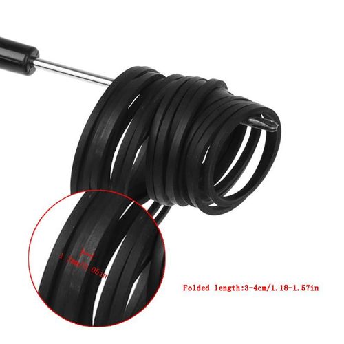 Courroie plate universelle en caoutchouc,45-60/100mm,pour enregistreur,baladeur DVD,50/130 pièces - Type 50Pcs 1.2mm