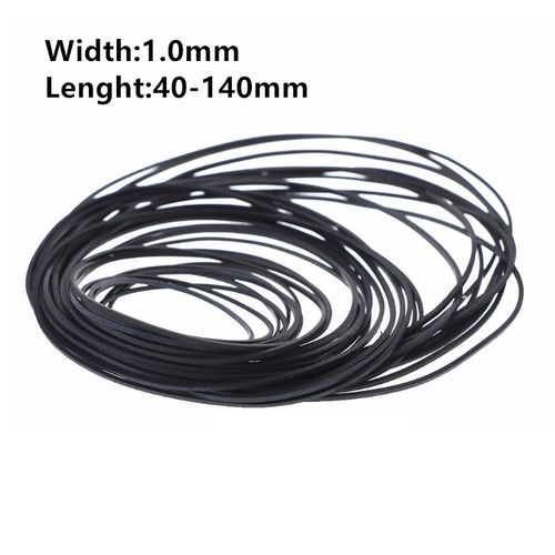 Bandes mixtes universelles pour Machine,50 pièces,en caoutchouc plat,pour CD,DVD,enregistreur,baladeur #F