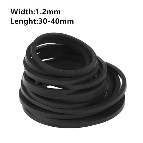 Bandes mixtes universelles pour Machine,50 pièces,en caoutchouc plat,pour CD,DVD,enregistreur,baladeur #E
