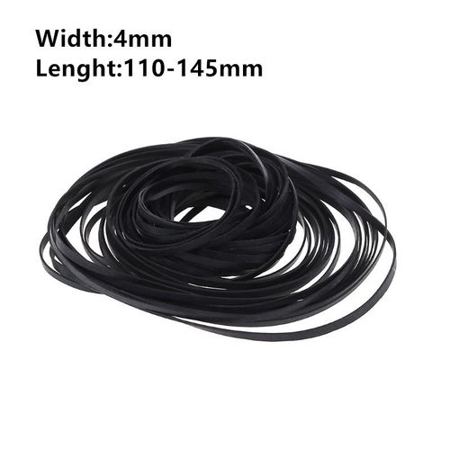 Bandes mixtes universelles pour Machine,50 pièces,en caoutchouc plat,pour CD,DVD,enregistreur,baladeur #A