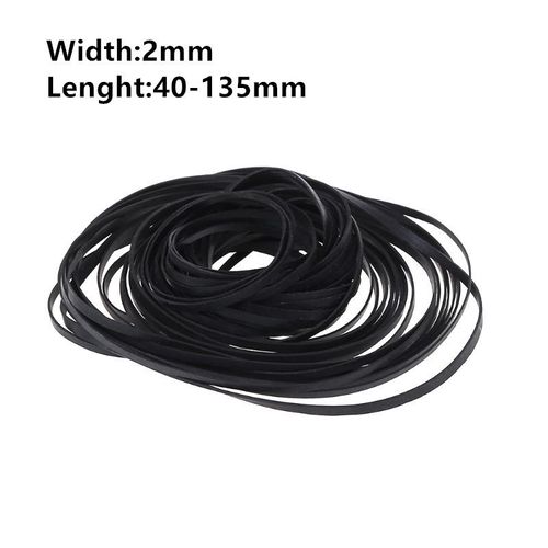 Bandes mixtes universelles pour Machine,50 pièces,en caoutchouc plat,pour CD,DVD,enregistreur,baladeur #B