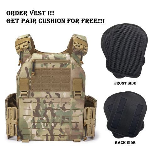Gilet D'armure Tactique En Nylon,Porte-Plaque,1000d - Type Camo