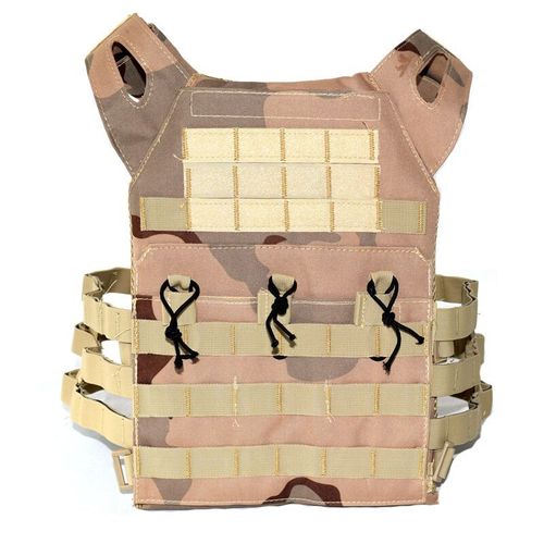 Gilet Tactique Cs Pour Paintball,Équipement Militaire,Gilet Molle Jpc,Armure Corporelle,Porte-Plaque,Gilet,Magazine,Plate-Forme De Poitrine,Équipement Airsoft - Type Sand Camo-Taille Unique