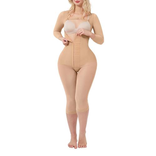 Taille S Nue Maillot De Corps Post-Grossesse, Corset Push-Up, À Manches Longues, Taille, Formateur, Levage Des Fesses, Post-Partum