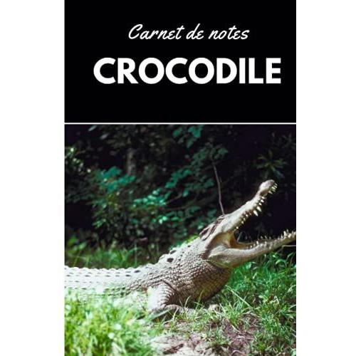 Carnet De Notes: Crocodile Cahier De Brouillon Petit Format Pas Cher 100 Pages Lignées Couverture Souple Pour Les Amoureux Des Animaux Ecole College ... Cadeau Anniversaire Original Femme Homme