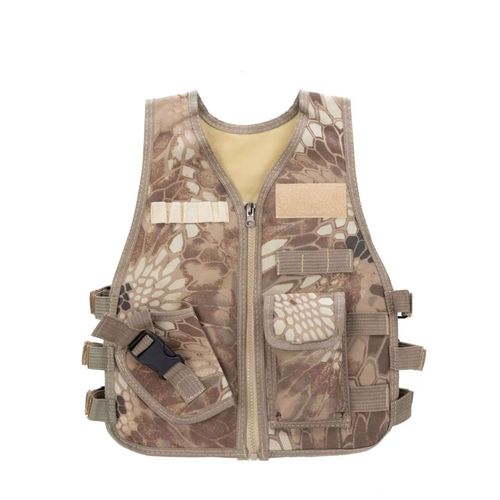 Uniforme Militaire De L'armée Pour Enfants,Uniforme De Chasse Pour Sniper,Vêtements De Glakip Pour Enfants,Jeu Cs Dans La Jungle - Type Python Tan-Kid 3t-6t 38cm