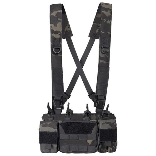 Onetigris-Dulmolle Chest Rigs X Sfp Military Jpc,Hunting Airsoft Magazine Powder,Dulplate Electrolux Glaequipment - Type Camo Black