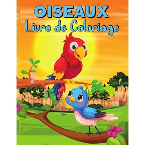 Oiseaux Livre De Coloriage: Cahier De Coloriage Oiseaux Pour Enafant.