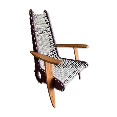 Rocking Chair Design Thierry Marc Violet