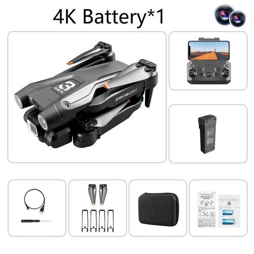 Mini Importateur D'évitement D'obstacles,Hélicoptère Télécommandé,Jouets Quadricoptères Rc,Caméra Professionnelle 4k,Wifi 2.4g,Salle De Bain T Z908 Pro Max - Type Black-Generique