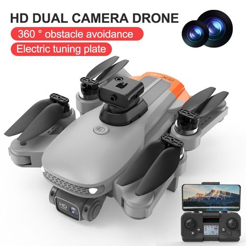 Drone Gps Gx Max Avec Caméra Aérienne 4k,Évitement D'obstacles,Pression D'air Sans Balais,Flux Optique,Quadrirotor Rc Pliable,3km,Recommandé Par Les Partenaires - Type Gx-Gps-8k-Grey-General Brand