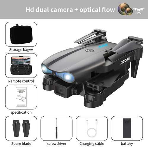 Drone Caméra E99 Pro 4k Hd,Mode 5g,Pliable,Mini Rc Wifi,Moteur Sans Balais,Photographie Aérienne,Télécommande,Quadrirotor,Jouets Cadeaux - Type Or-Generique