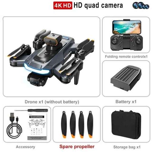 Xiaomi-Drone Gps 5g P17,Photographie Aérienne Hd Professionnelle,Quatre Caméras Omnidirectionnelles,Évitement D'obstacles,Jouets De Importateur - Type Black-4k-1b #B-Generique