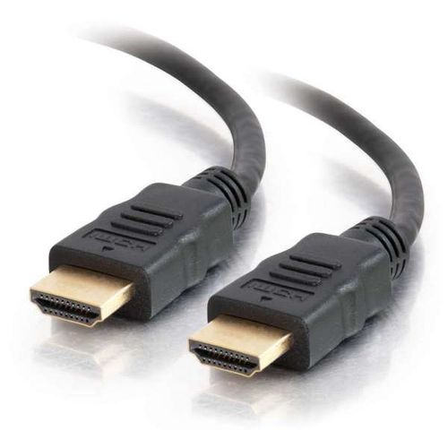 C2G 1.5ft HDMI Cable - High Speed 4K HDMI Cable - HDMI Cable with Ethernet - 4K 60Hz - M/M - Câble HDMI avec Ethernet - HDMI mâle pour HDMI mâle - 45.7 cm - blindé - noir