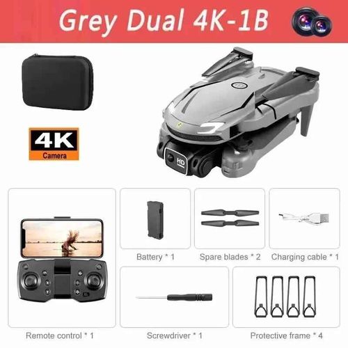 Xiaomi-Drone Professionnel V88,Photographie Aérienne Hd 8k,5g,Gps,Avion Télécommandé,Caméra Hd Pour Touristes,Quadrirotor,Jouet Uav - Type Grey Dual 4k-1b #A