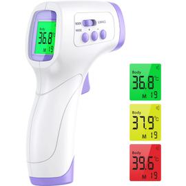 Sejoy Thermomètre Bebe et adult sans contact Frontal infrarouge Mesure  Rapide