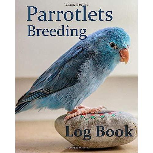 Parrotlets Breeding Log Book: Record Book For Birds ,Notebook, Diary, Hatching Chicks,Eggs,Cage,100 Templates 8" X 10"